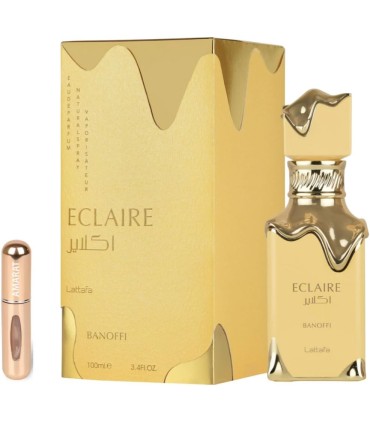Lattafa Eclaire Banoffi Eau De Parfum 100ml | Perfume Árabe Gourmand de Plátano y Dulce de Leche