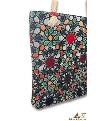 Bolso de Algodón Estilo Casual Mosaicos Alhambra (40x30 cm) | Playa y Camping