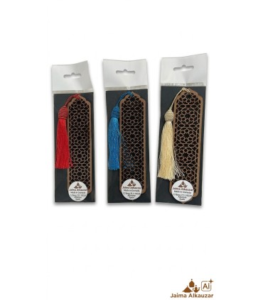 Marcapáginas de Madera – Diseño Andalusí Calado – Corte Láser - Regalo Ideal