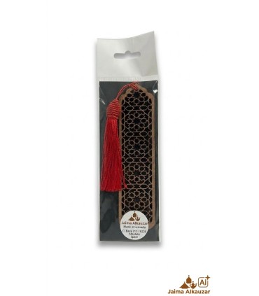 Marcapáginas de Madera – Diseño Andalusí Calado – Corte Láser - Regalo Ideal