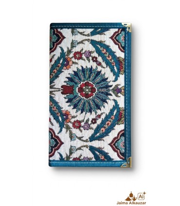 Libreta Acolchada con Tapiz Turco Floral (20x10 cm) | Diseños Surtidos