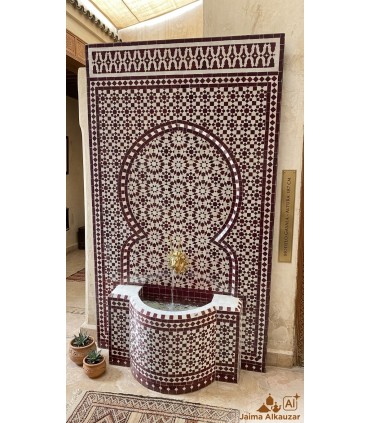 Fuente de Mosáico Gigante - Zellige - Decoración Marroquí - Modelo Gasala