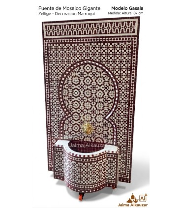 Giant Mosaic Source - Zellige - Moroccan Decoration - Gasala Model