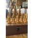 Ajedrez Fichas Deluxe - Fichas Madera Tallada + Tablero Caja -