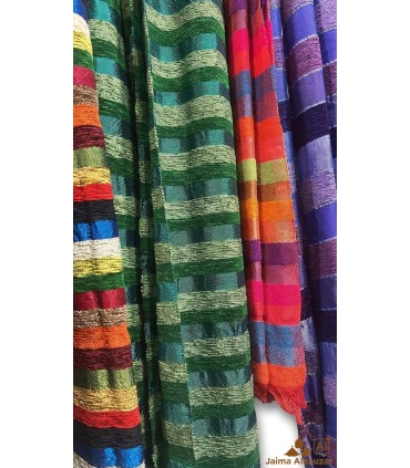 Manta Colcha Multiusos Marroquí Modelo Xaouen (290x190 cm) | Algodón y Rayón