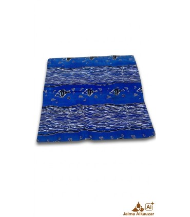 African Ethnic Cotton Cushion - Marine Model - 40 cm