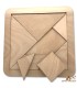 Tangram Géant en Bois - Ingéniosité et Habileté - Fabriqué à Grenade