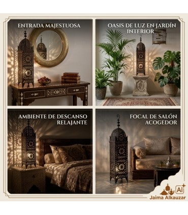 Lampada ferro - openwork progettare - alto - varie dimensioni