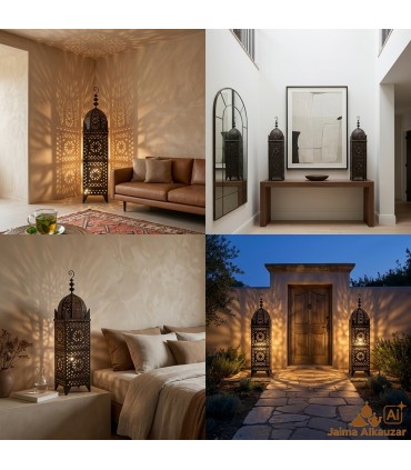 Eisen-Lampe - durchbrochene design - hoch - verschiedene Größen