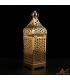 Farol Dorado Árabe Modelo DUBAI | Diseño Calado para Velas