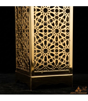 Golden Arab Lantern DUBAI Model | Openwork Design for Candles