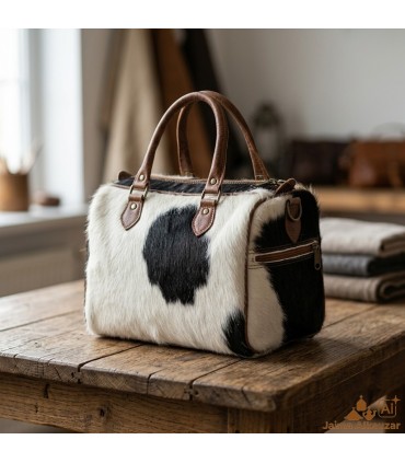 Bolso de Viaje de Piel de Vacuno 100% Natural – Modelo Frizar 2