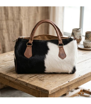 Bolso de Viaje de Piel de Vacuno 100% Natural – Modelo Frizar 2