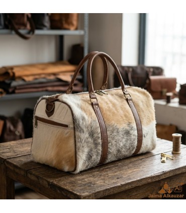 100% Natural Cowhide Travel Bag - Frizar 3 Model
