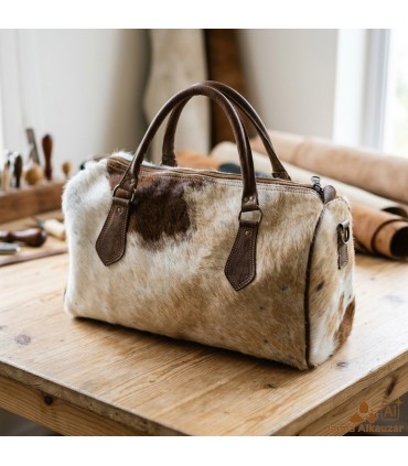 Bolso de Viaje de Piel de Vacuno 100% Natural – Modelo Frizar 3