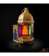 Farol Dorado Multicolor - Centro de Mesa - Modelo Kuwait