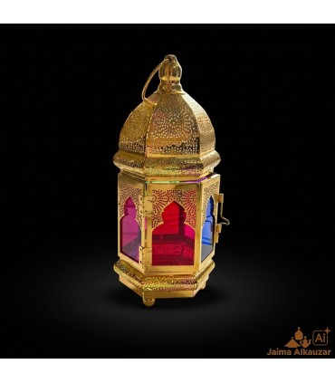 Golden Multicolor Lantern - Centerpiece - Kuwait Model