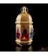 Farol Dorado Multicolor - Centro de Mesa - Modelo Kuwait