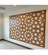 Celosía Árabe Gigante Madera Cerezo 270x190cm | Esplendor Al-Andalus