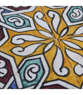 Azulejo Andalusí - 14,5 cm - Varios Diseños- Artesanal- Modelo 17