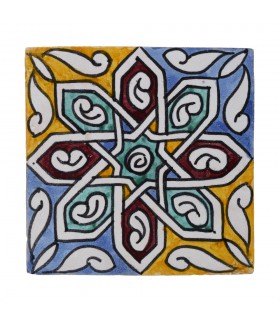 Al-Andalus - carrelage artisanal 14,5 cm - plusieurs motifs - - modèle 17