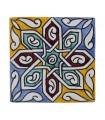 Azulejo Andaluso - 10 cm - Zellige Artigianale - Modello 108