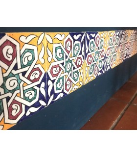 Al-Andalus - 14,5 cm - several designs - handcrafted tile - model 17