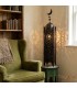 Luminária de Piso Jardim ou Terraço - Decoração Árabe Andaluza - Artesanato Marroquino - Modelo Minara Luna