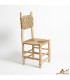 Moroccan Handmade Eucalyptus and Palm Chair | Natural, Durable and Unique