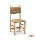 Moroccan Handmade Eucalyptus and Palm Chair | Natural, Durable and Unique