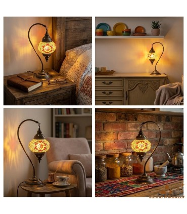 Lâmpadas turcos - Pingente Tabla - Design Swan