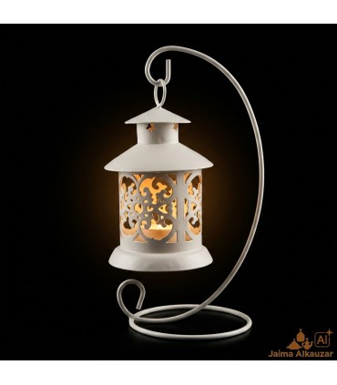 Farol Vela Colgante - Blanco - Diseño Oriental - Modelo Taiwan