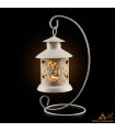 Farol Vela Colgante - Blanco - Diseño Oriental - Modelo Taiwan