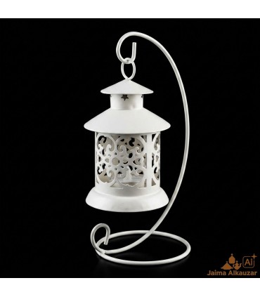 Farol Vela Colgante - Blanco - Diseño Oriental - Modelo Taiwan