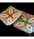 Plato Decorativo Cuadrado - Pintado a Mano - Artesanía Marruecos - Modelo Murabba