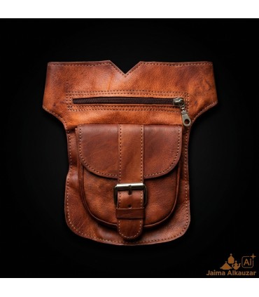 Sac Ceinture En Cuir Artisan - Modèle Yibli