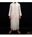 Jellaba - Djellaba Marocchina Celebrazioni - Qualità Deluxe - Cotone Fresco