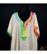 Donna Marocchina Kandora - Djellaba - Taglia unica - Colore bianco - Modello kuratia