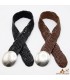 Leather Belt - Handmade Braided - 2 Colors - Alpaca Stamp - Celosia Publico Model