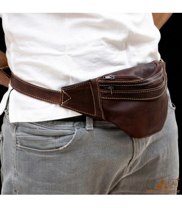 Leather Fanny Pack - Leather Goods - Shabab Model