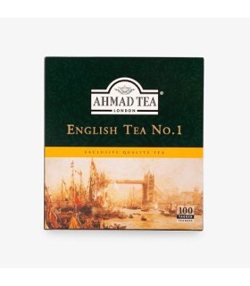 AHMAD TEA LONDRES - EARL GREY TEA - 100 SACOS DE CHÁ PRETO - 200GR