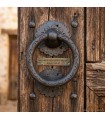 Cópia de Maçaneta Aldrava Rústica Ferragem Artesanal Marroquina Forja - Antigo Estilo Vintage Punho nº6