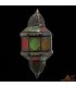 Wall Lamp Crystal Lampshade Decorated Arabic Design - Openwork Plate and Glass - Awalin Model