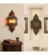Wall Lamp Crystal Lampshade Decorated Arabic Design - Openwork Plate and Glass - Awalin Model