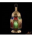 Farol Vela Latón DELUXE - Modelo DAHABI - Decoracion Arabe