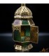 Farol Vela Latón DELUXE - Modelo DAHABI - Decoracion Arabe