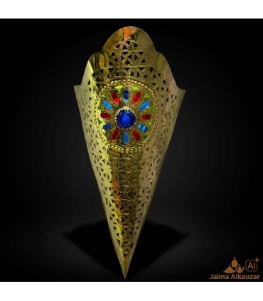 Aplique Dorado Bronce - Diseño Estrella-Resina Colores-2 Tamaños