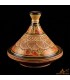 Atlas Kabir Engraved Ceramic Spice Tajine - Artisanal Moroccan Decor
