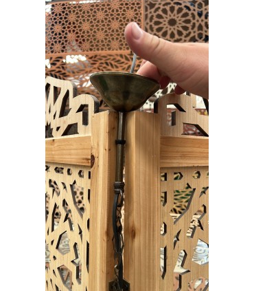 Lampe turque artisanale Tawil 53 cm | Éclairage oriental