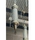 Türkische Tischlampe Tawil 53 cm | Orientalische Mosaik Lampe